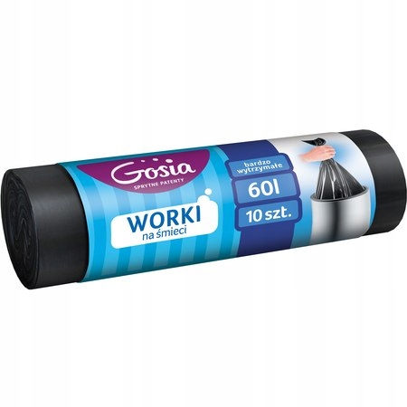 

Gosia worki na śmieci czarne 60L mocne