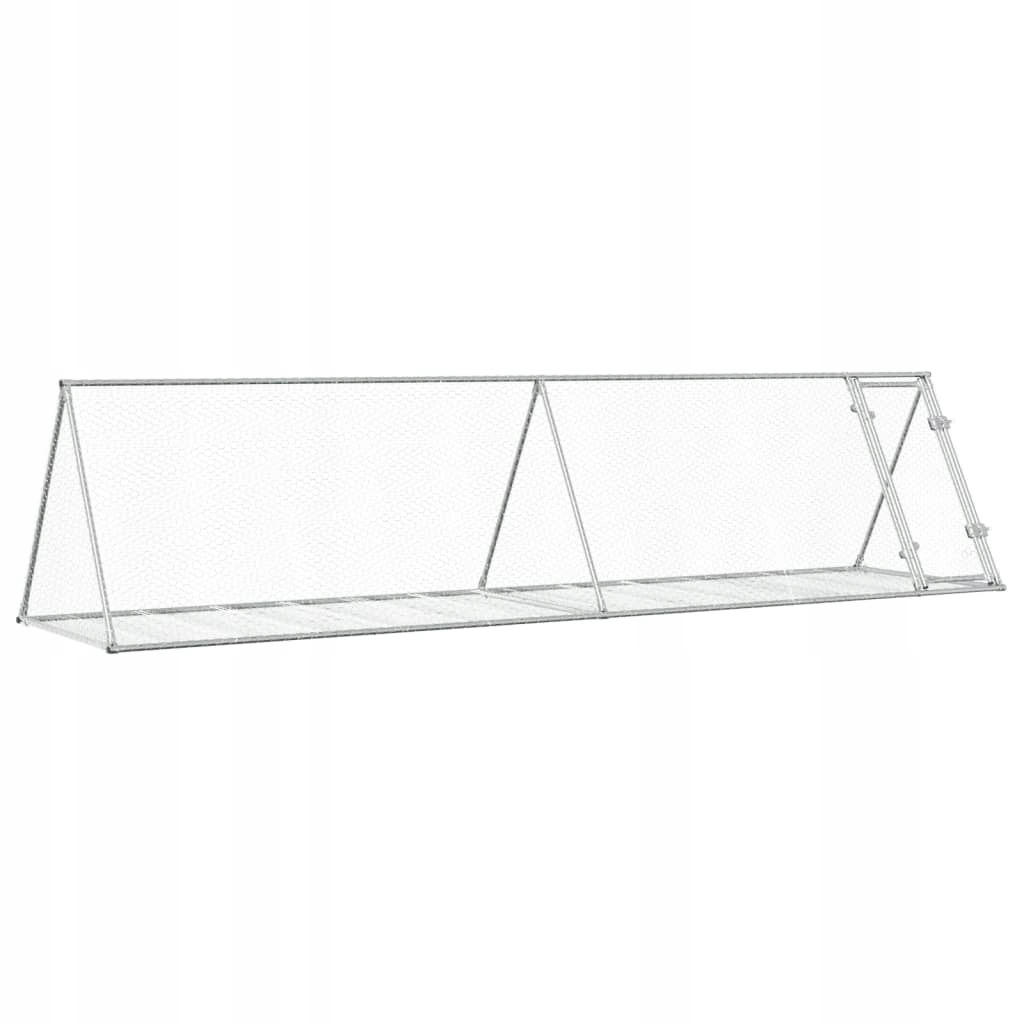 Levně Klec Pro Králíka Králíků Husí Slepice 400X105X91CM Ocel Galvanizovaná