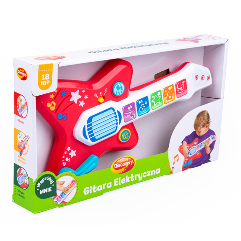 Gitara Elektryczna zabawka muzyczna instrument Marka Dumel