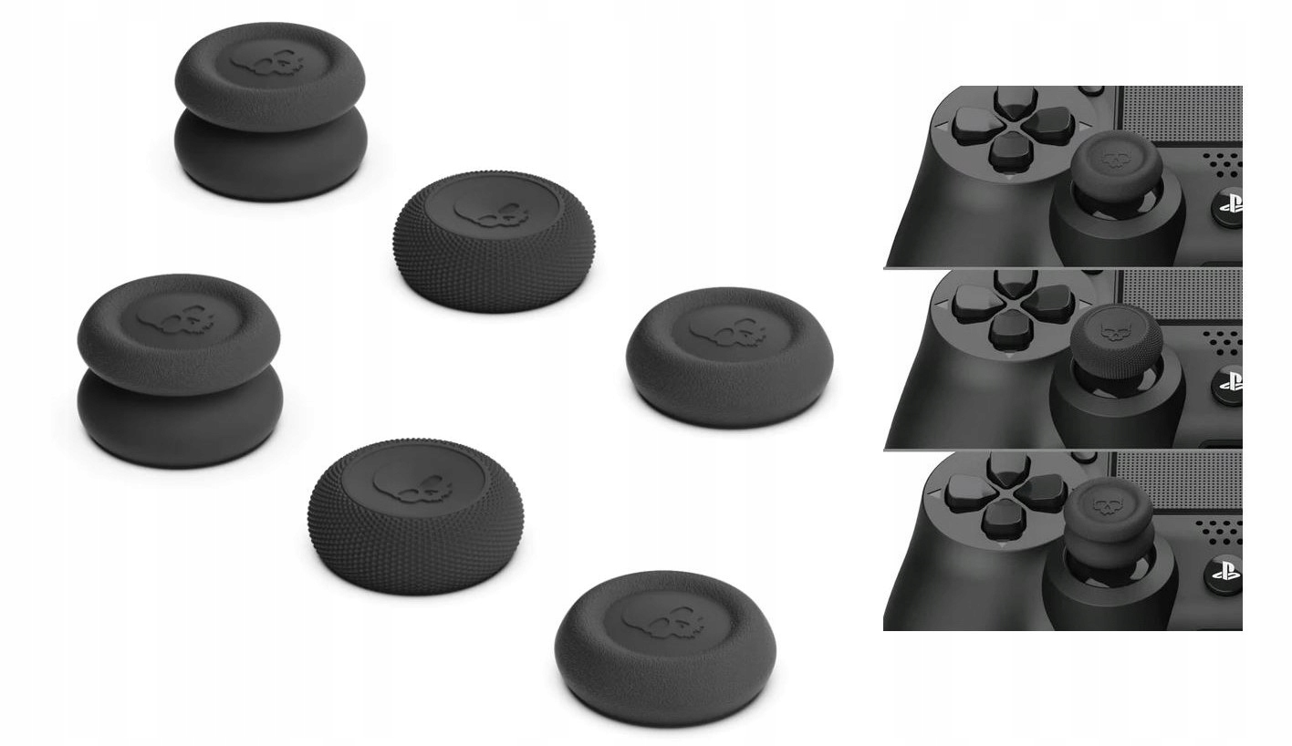 Skull&co Gumičky Gripy na Analogy Pada Nintendo Switch Pro PS4 PS5