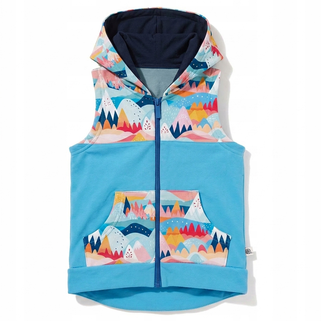 TuSzyte Bezrękawnik softshell, kamizelka z kapturem, Pl R.104/110