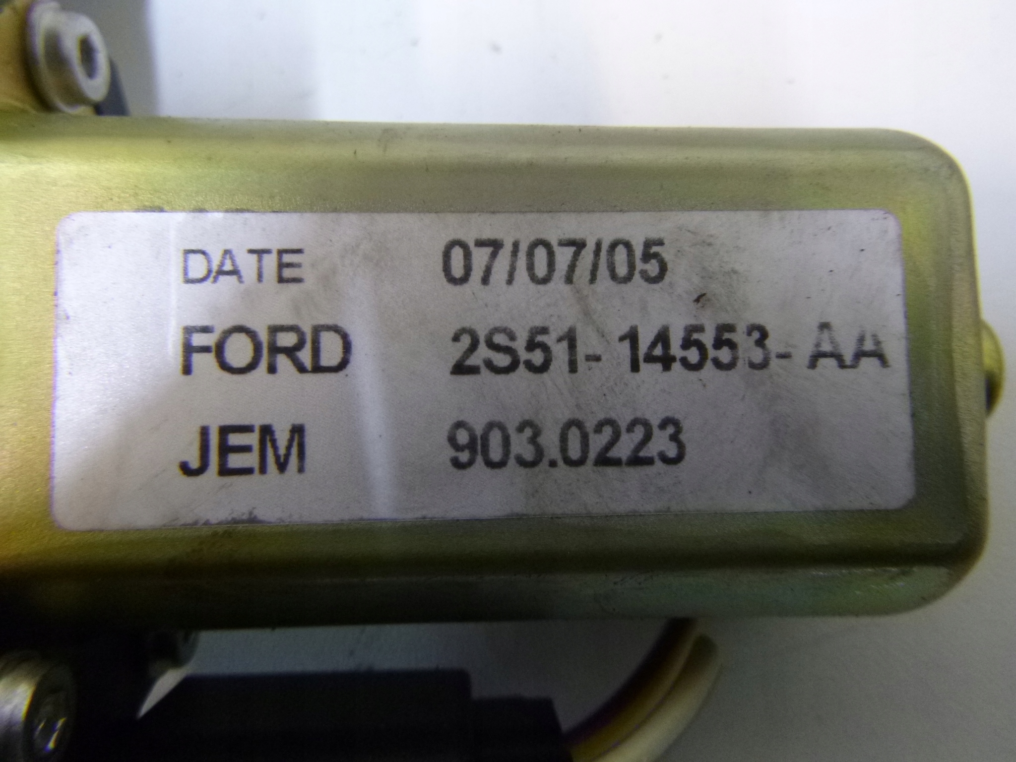 Mécanisme Vitre Avant Droite Ford Fiesta V 3d 05r.