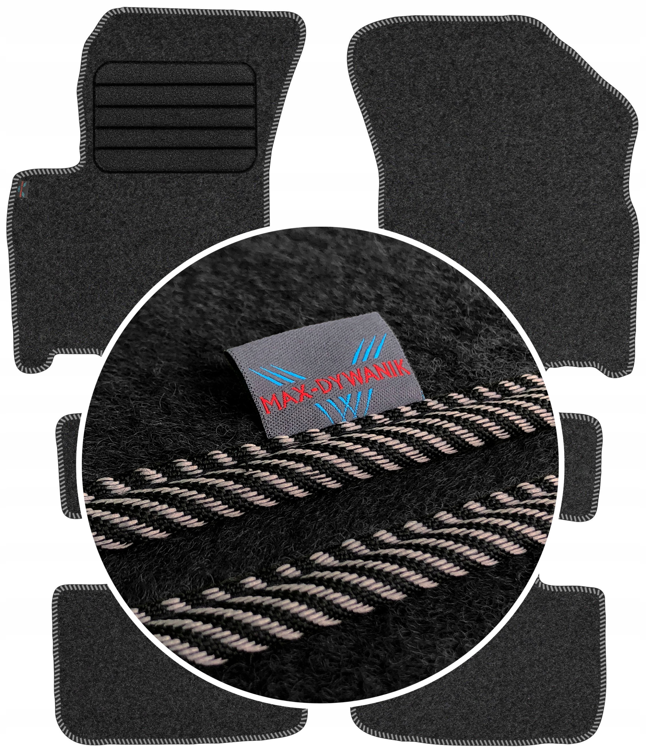 Suzuki SX4 2006-2014 Velurové autokoberce koberečky