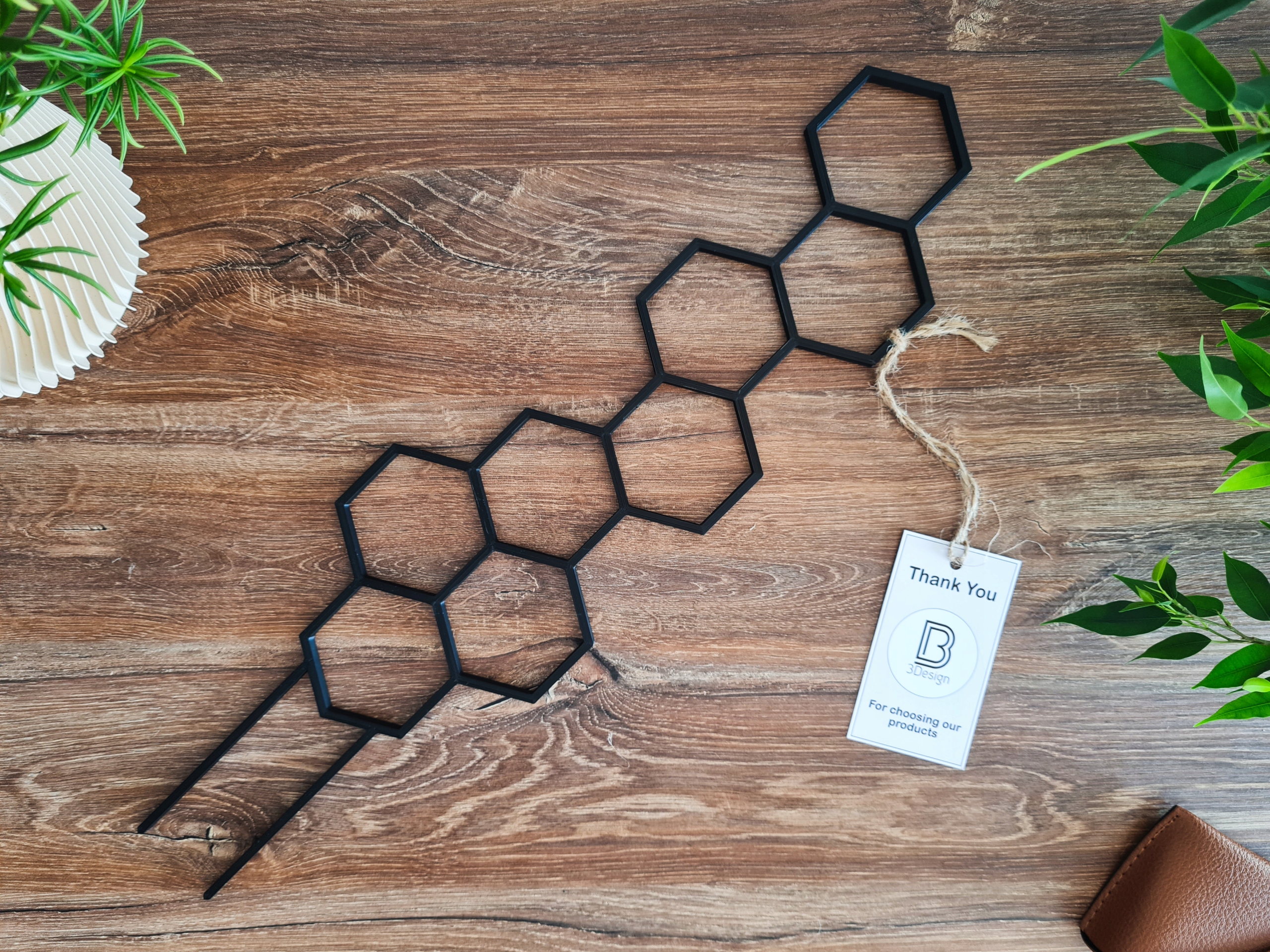 PODPÓRKA DRABINKA PERGOLA ROŚLIN - CZARNA XL 45cm Marka BB3Design