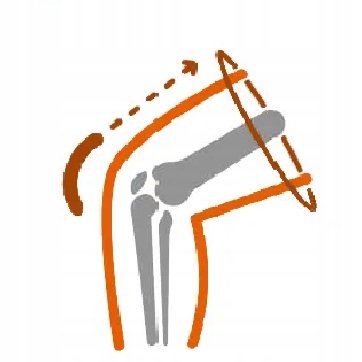 OPASKA ELASTYCZNA KOLANA ROZM. M UCISKOWY STABILIZATOR RZEPKI ŚCIĄGACZ Kolor dominujący szary