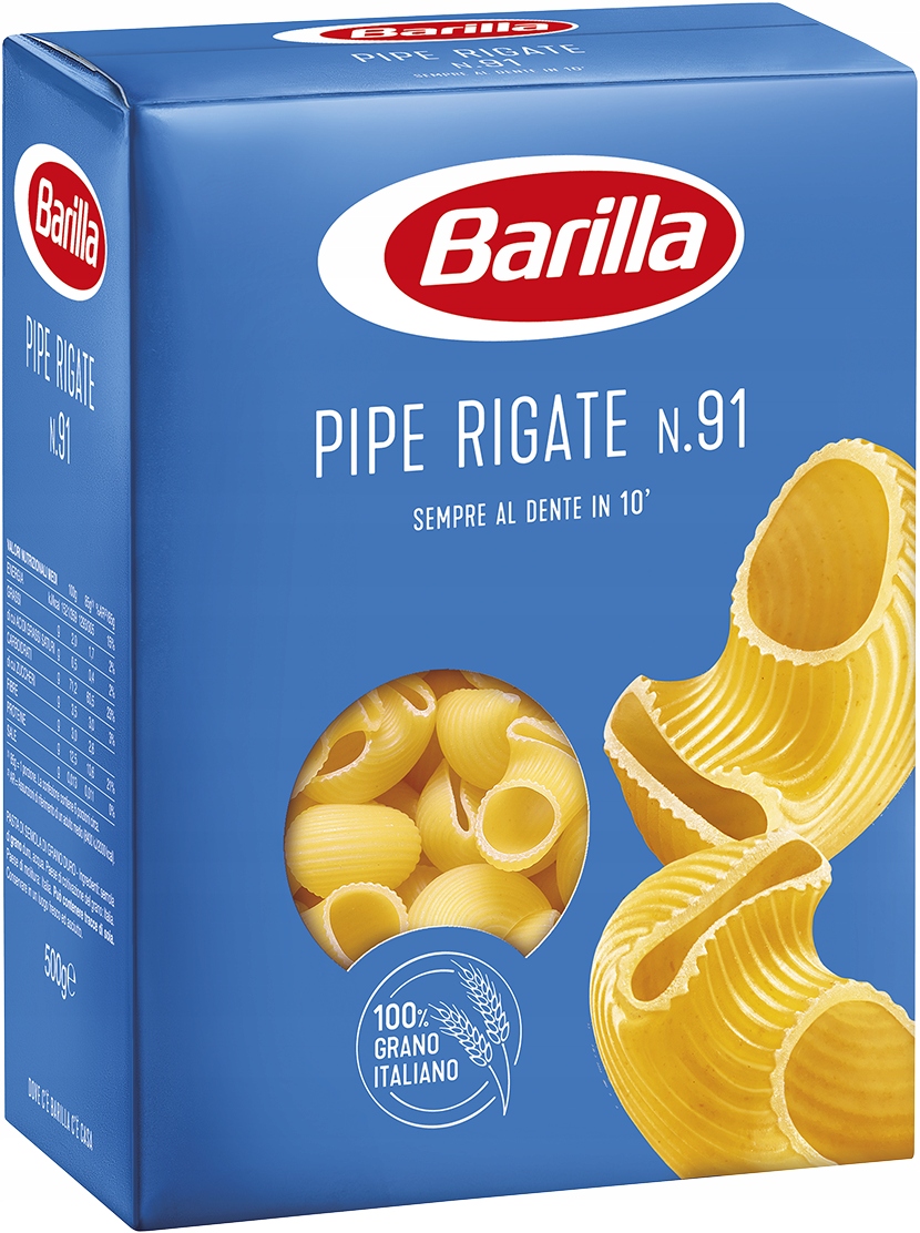 Levně 9x dýmka Barilla Rigate n91