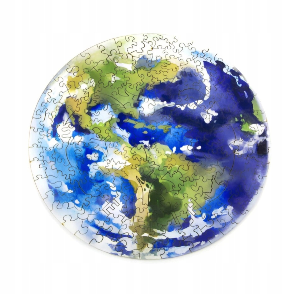 PUZZLE DREWNIANE DLA DOROSŁYCH ZIEMIA XXL