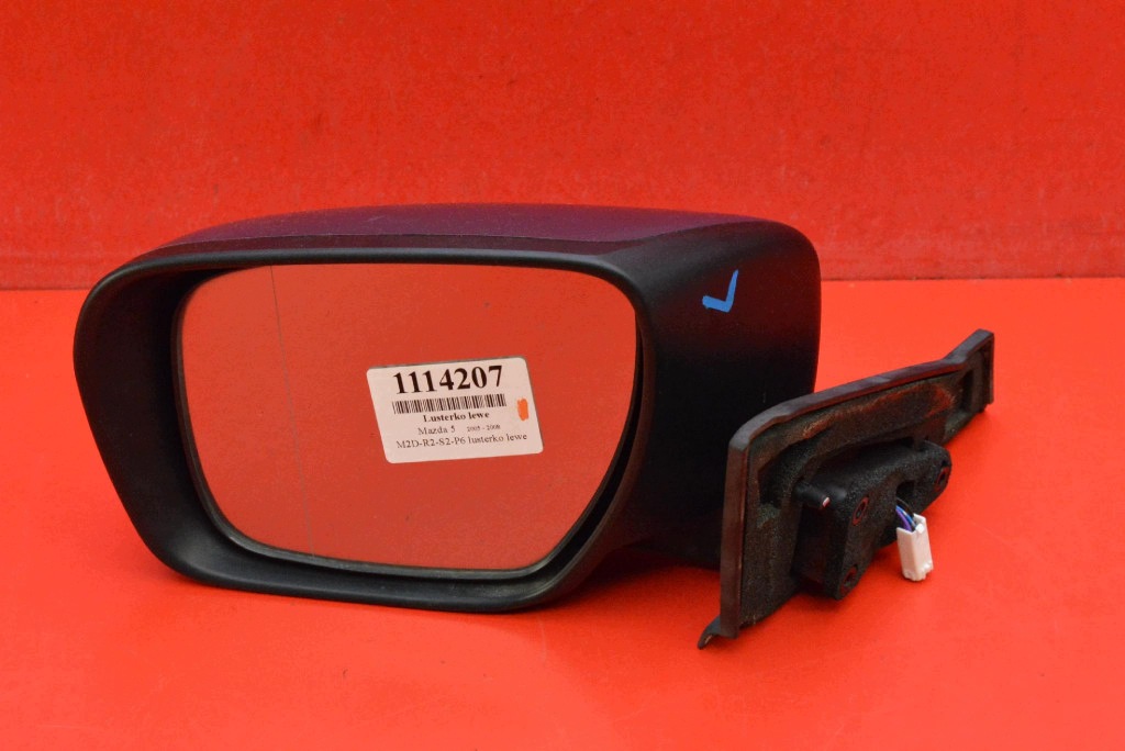 mirror left graphitic EU 012284 MAZDA 5 1 and CR 05-08 5 PIN