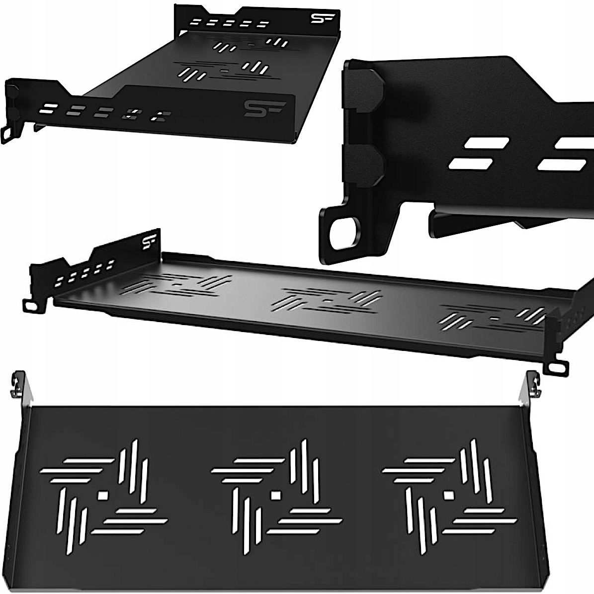 

Półka Rack 19" 1U 200mm do Szaf Serwerowych Czarna