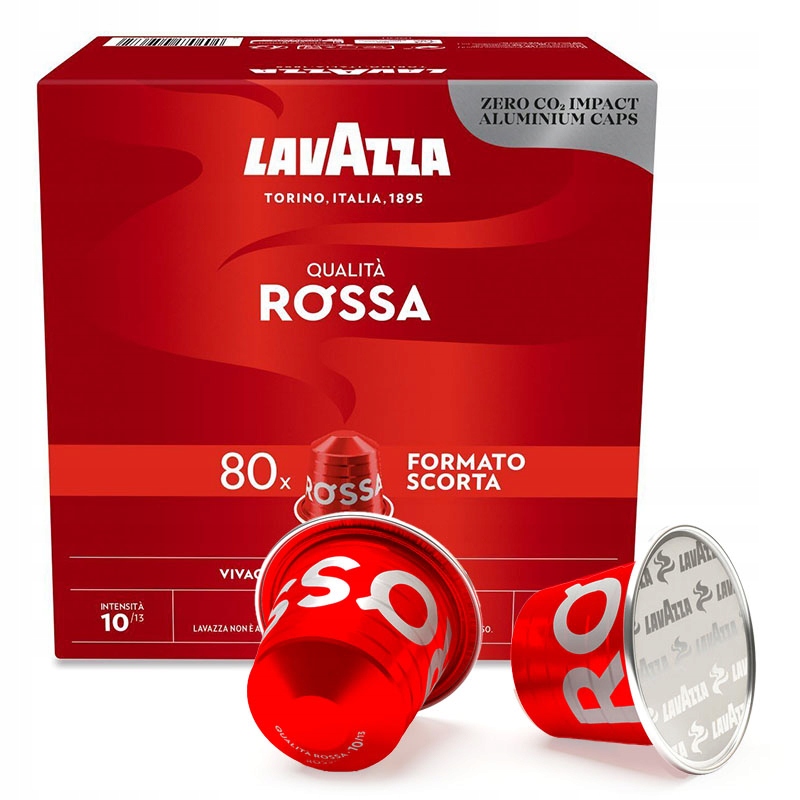Kapsułki Nespresso Lavazza Qualita Rossa 80szt kremowa i aromatyczna kawa