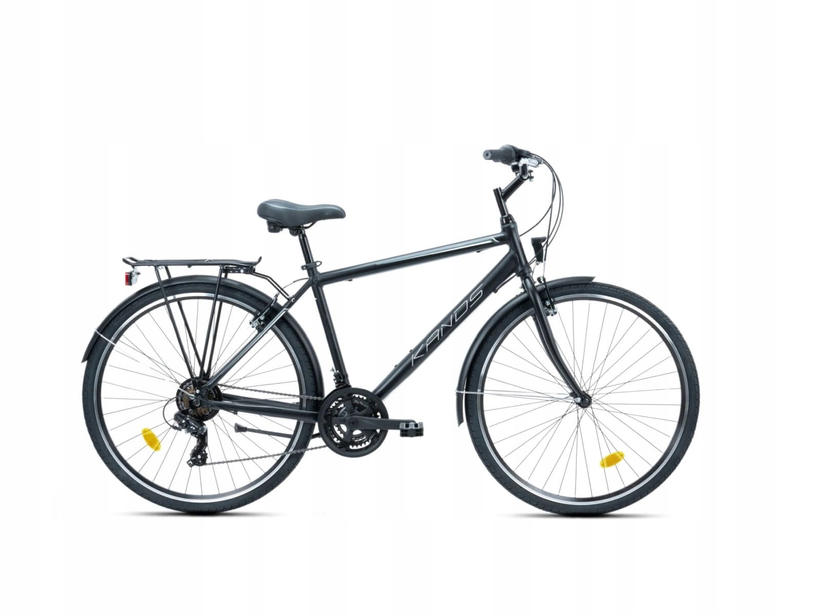 Rower trekkingowy Kands Galileo 28 męski czarny mat rozmiar ramy 21"