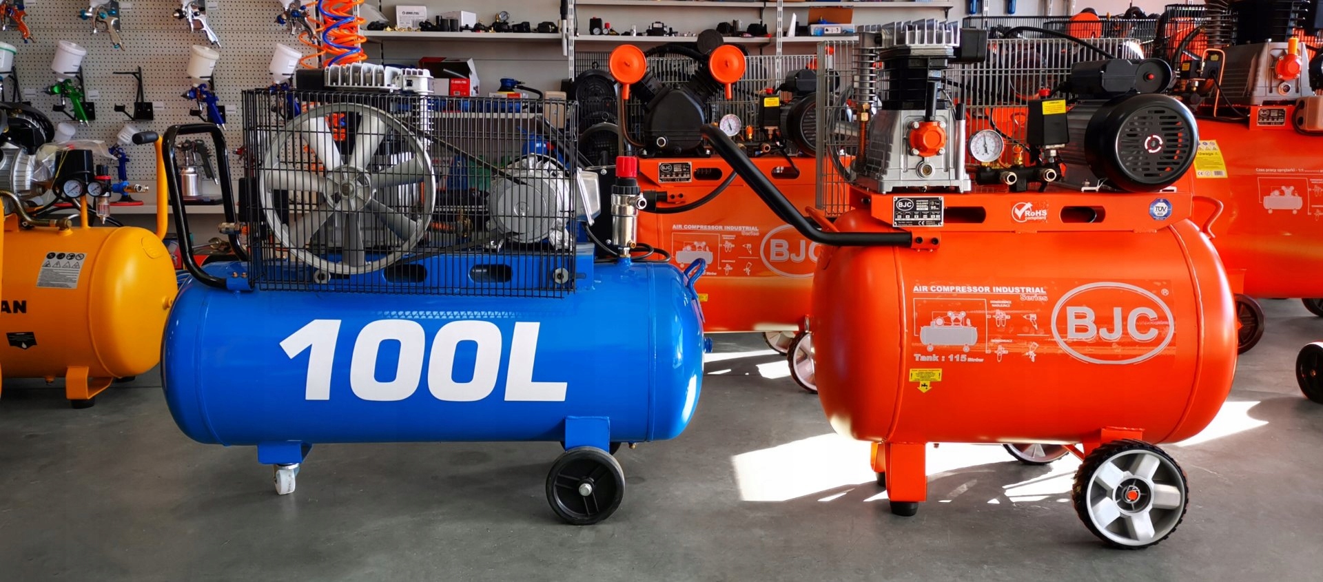 KOMPRESOR olejowy BJC sprężarka CICHY super 100 % Marka BJC