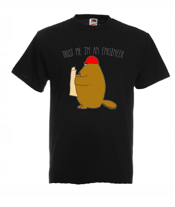 

M Koszulka Męska Inżynier Leniwiec Engineer
