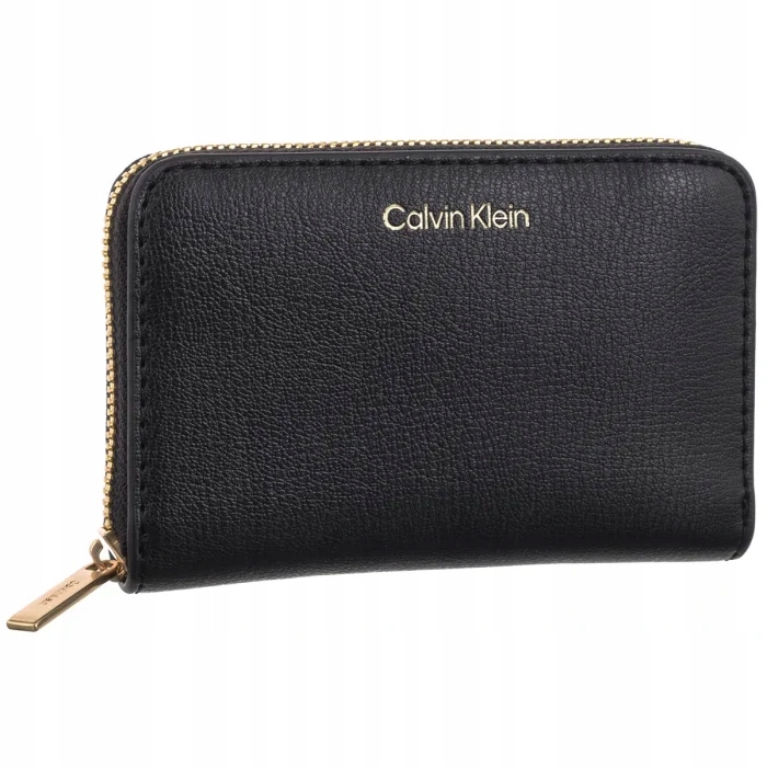 Dámská peněženka Calvin Klein Foil Logo Around Black LV04F1091G Černá