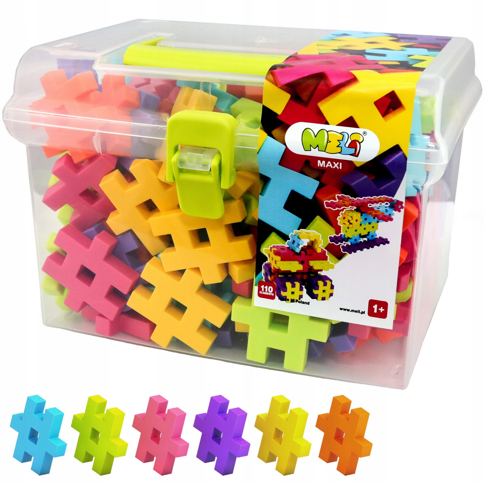 

Klocki Konstrukcyjne Meli Maxi Travel Box 110