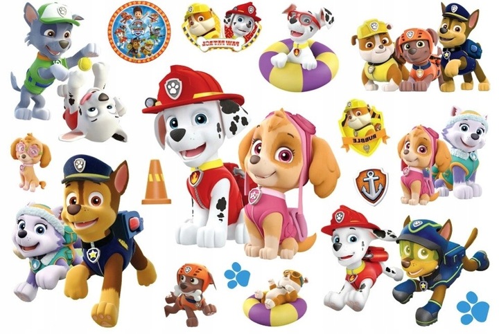 TATUAŻE ZMYWALNE DLA DZIECI PSI PATROL CG237