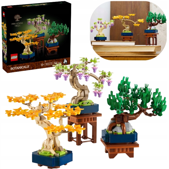 Klocki Lego Botanicals 10373 Małe Drzewka Bonsai Kreatywny Zestaw Klocków