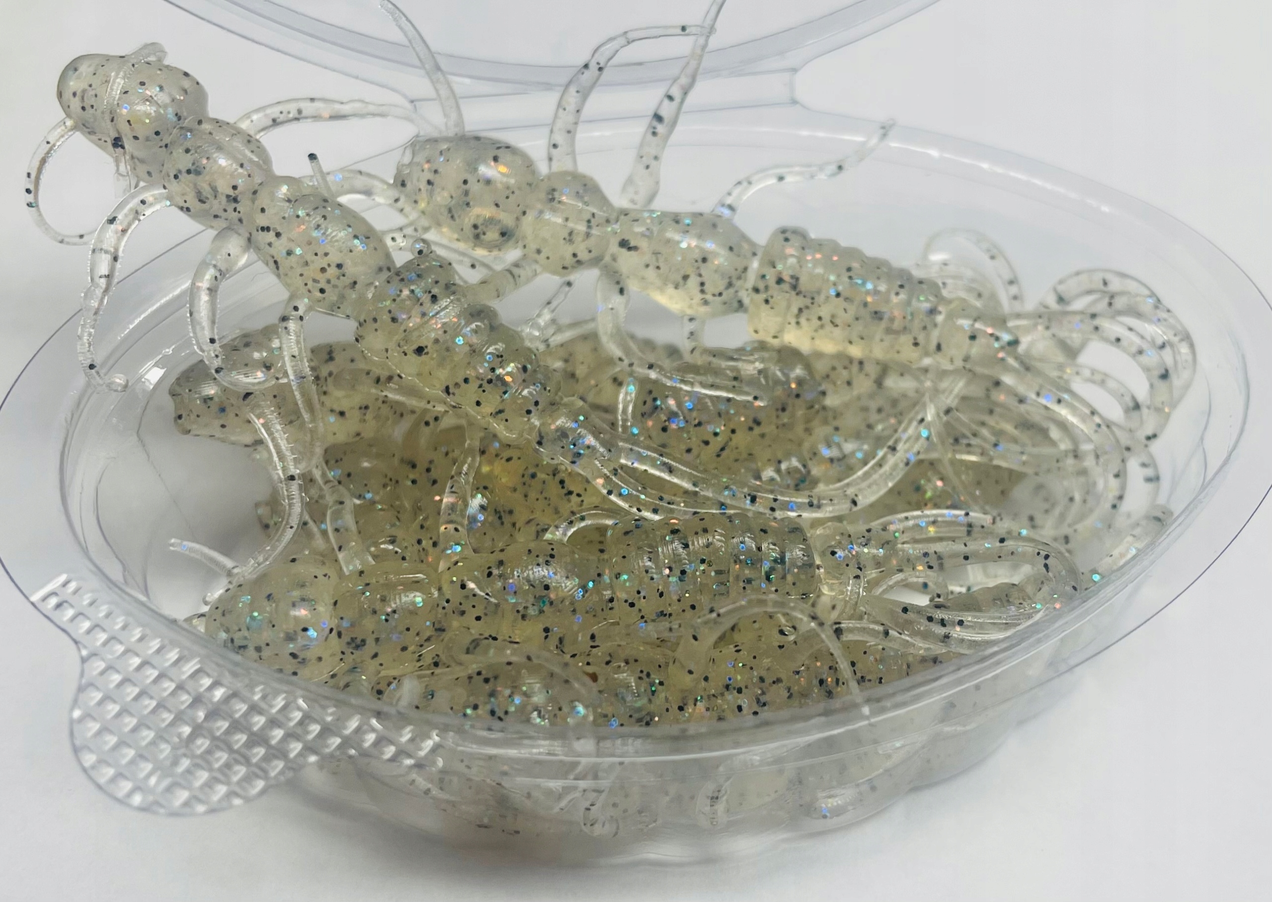 Realistic Shad Widelnica kod 036 holo z multi brokatem 45/85mm aromat
