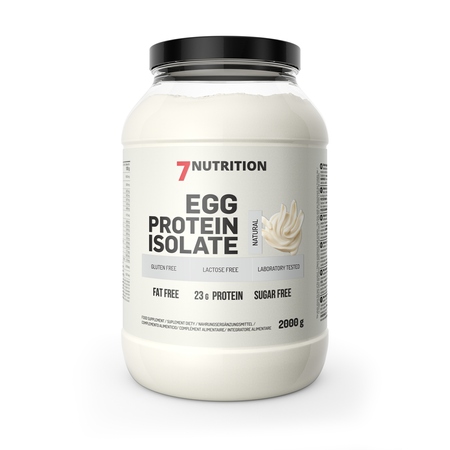 7NUTRITION Egg Protein Isolate 2000G Proteinový Izolát Vaječný Čistý Bez Laktózy