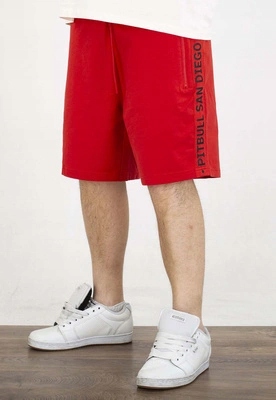 Kraťasy Pit Bull Tape Parker červené