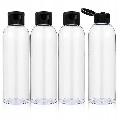 Plastové Cestovní Lahve O Objemu 200 ML S Vícenásobnou Klapkou