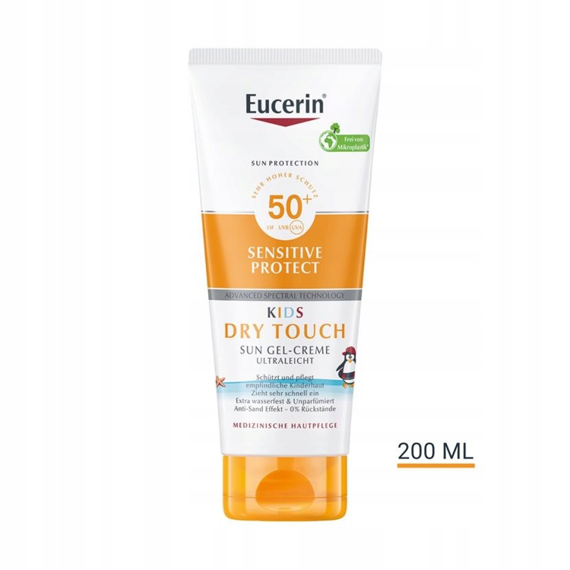 Eucerin Sensitive Protect Spf 50+ Żel-krem Ochronny Dla Dzieci 200ML
