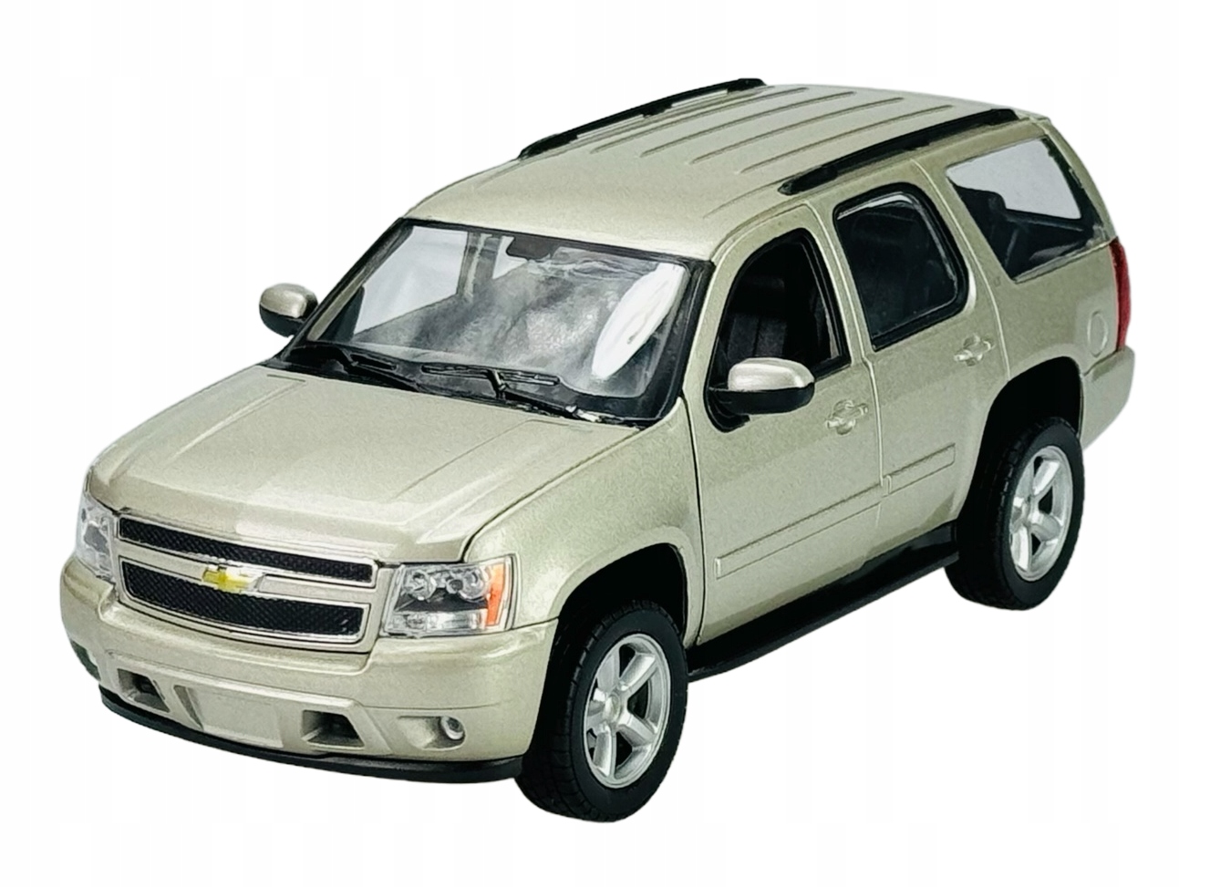 Welly 2008 Chevrolet Tahoe Stříbrná 1:24 Model Kovový Nový 22509