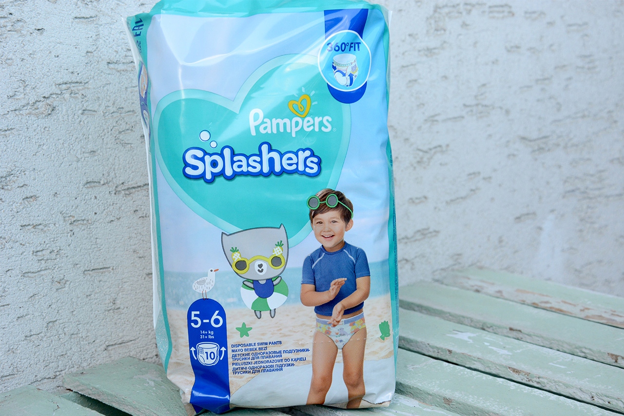 PAMPERS Splashers pieluchy do pływania Rozmiar 5-6 EAN (GTIN) 8001090728951
