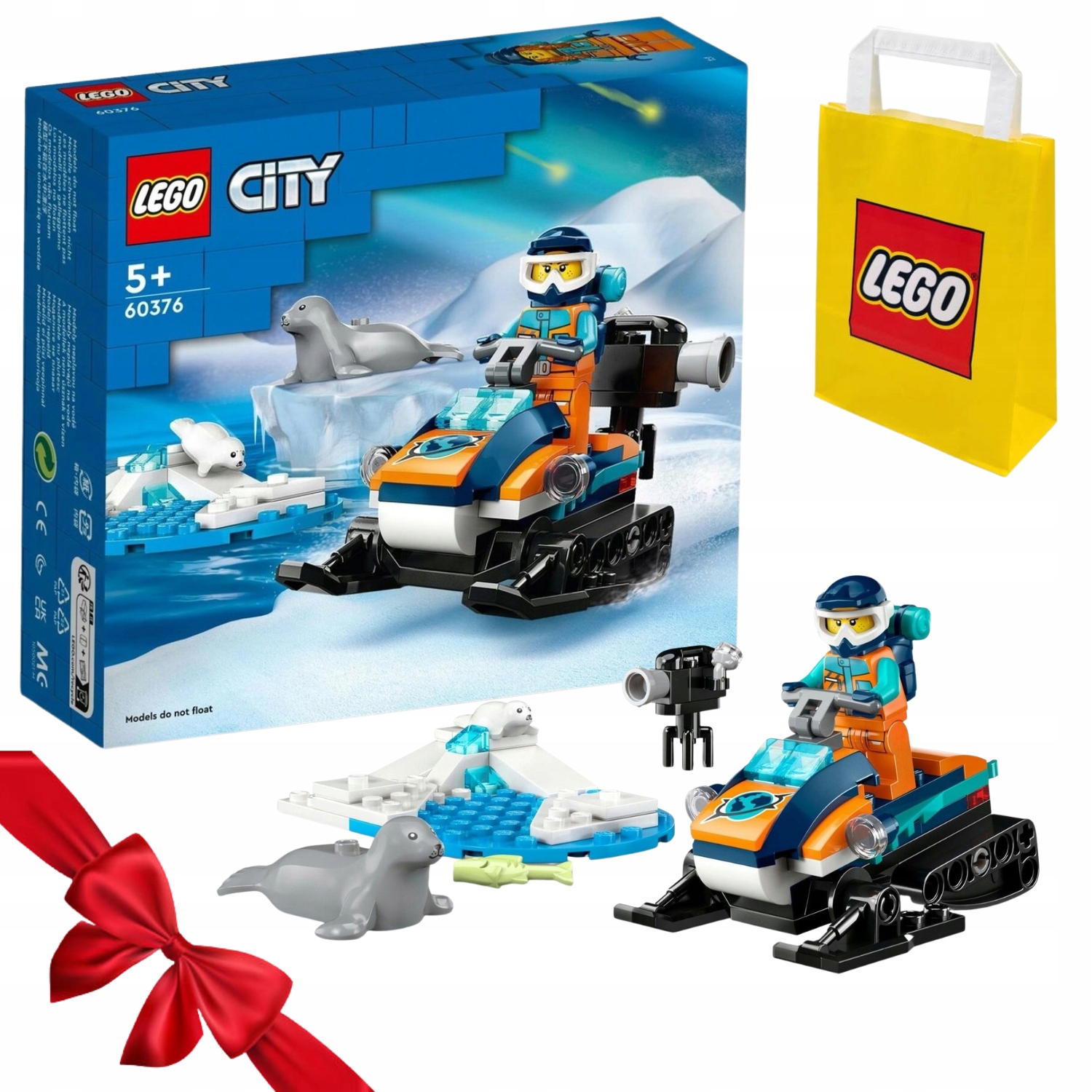 Zestaw Klocków Lego City Skuter Śnieżny Badacza Arktyki 60376