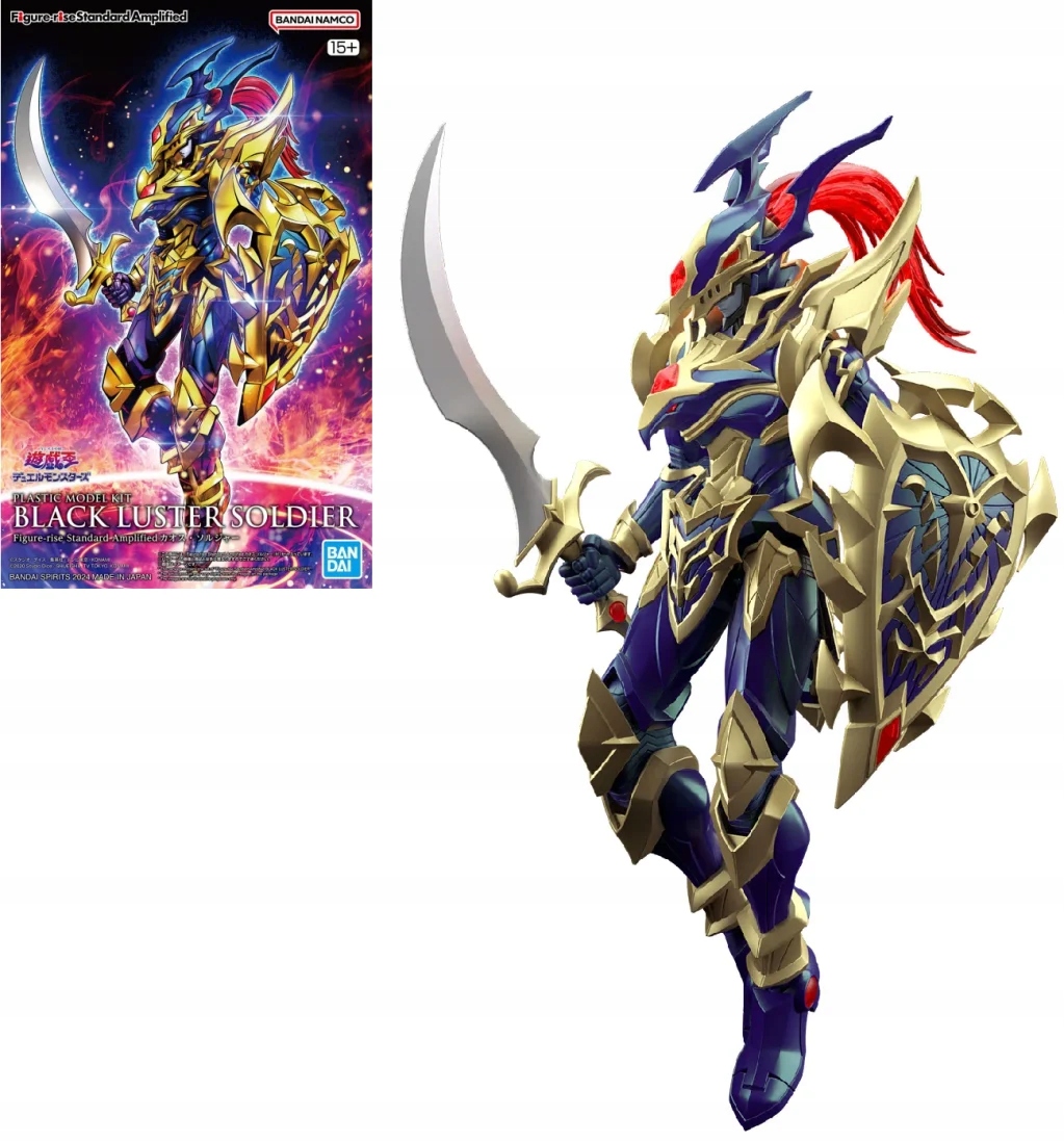 Yu-gi-oh! Figure-rise Standard Ampl. Black Luster Soldier Model Kit Stavebnice