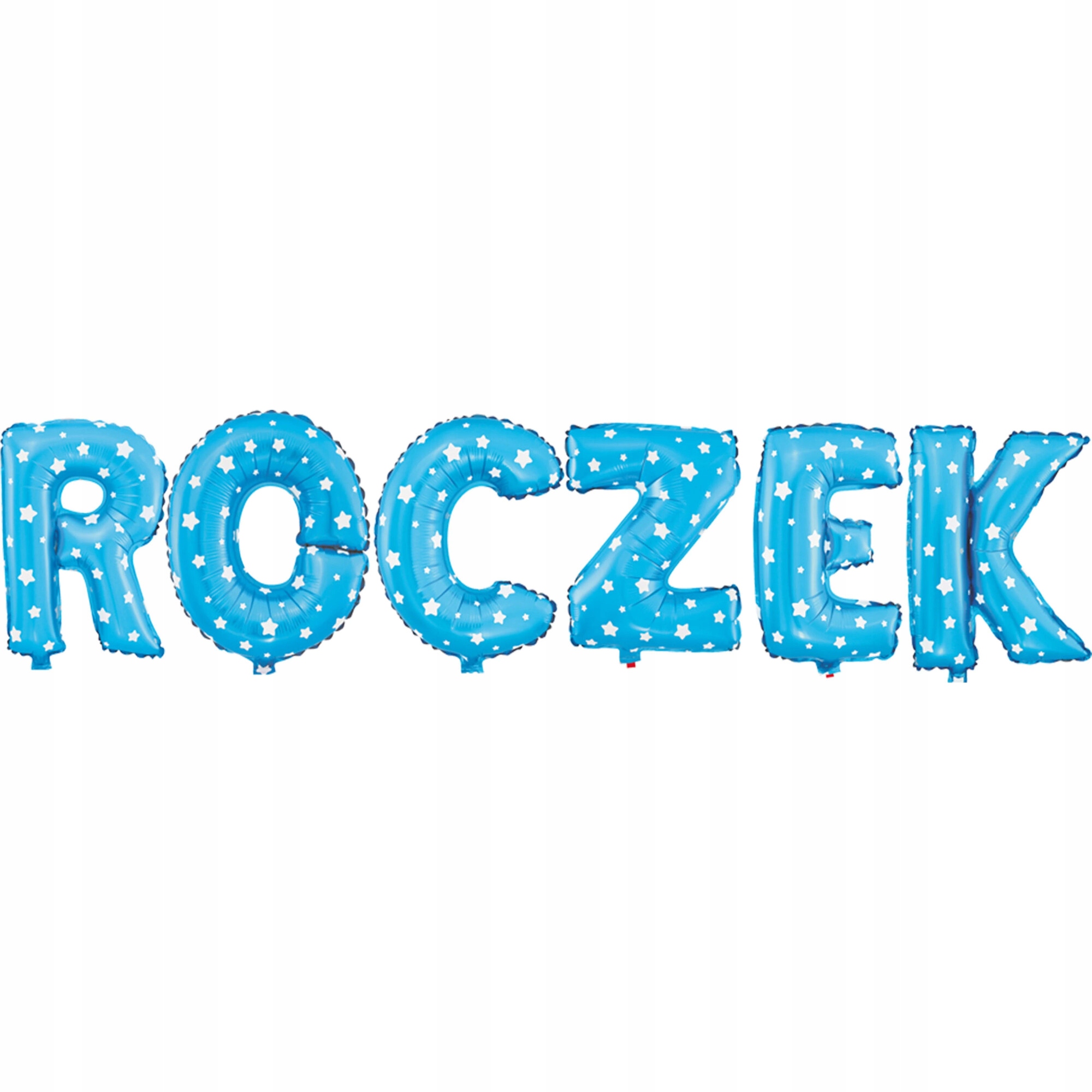 Balony foliowe napis ROCZEK chłopca niebieskie