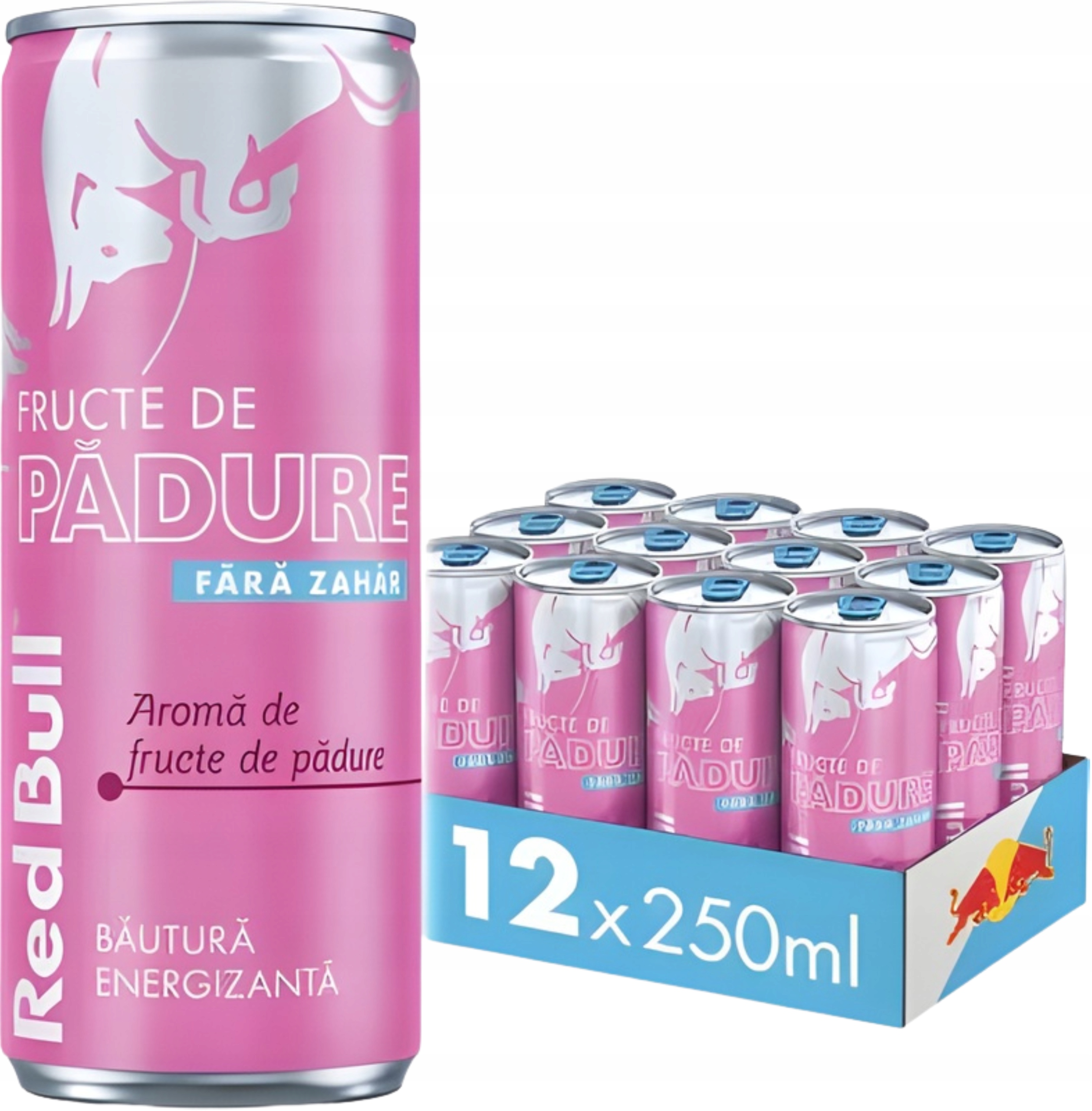 Levně Red Bull Bautura Aroma De Fructe De Padure Fara Zahar 12×250ml