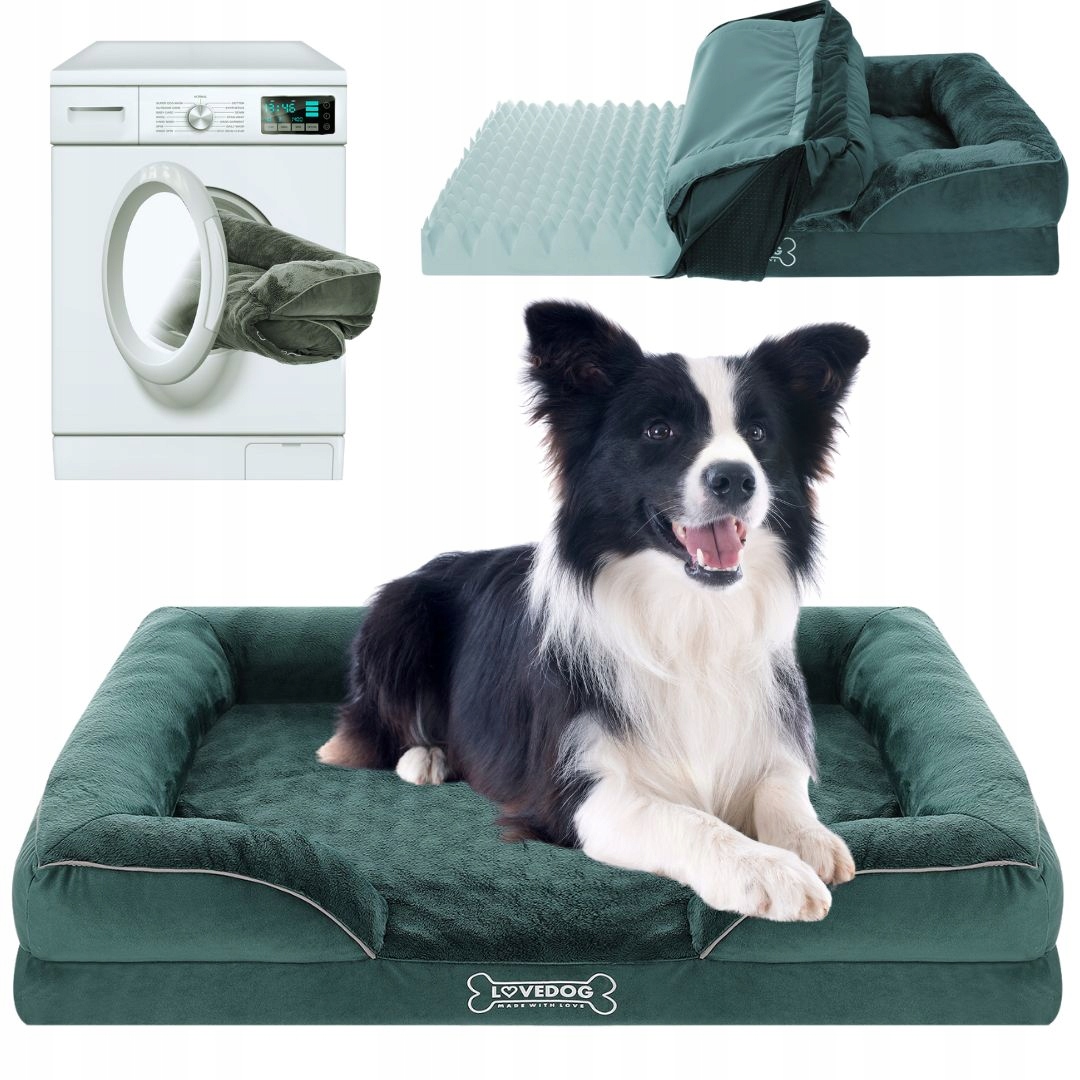 Legowisko Ortopedyczne Posłanie dla Psa Wodoodporne Duże, L 90x60 OrtoMax