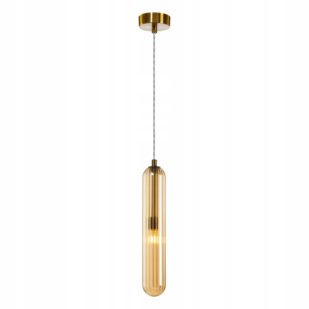 Závesná lampa Milagro Pax Gold 1xG9 Zlaté sklo 9W 148 cm IP20