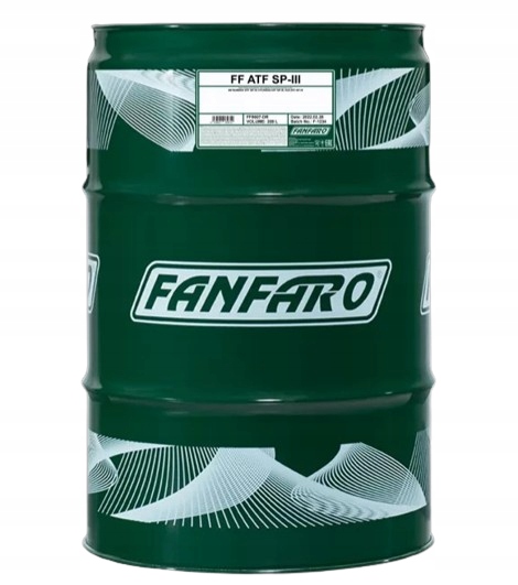 PŁYN PRZEKŁADNIOWY ATF SP III 60L FANFARO MITSUBISHI HYUNDAI KIA