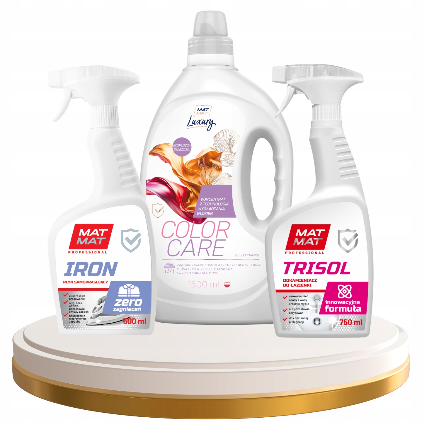 Matmat Komplet Top Influencer's Gel na praní Color CARE|Trisol|Iron