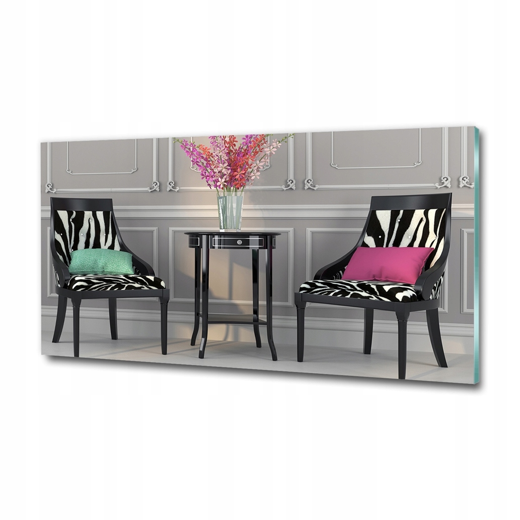 Veľký akrylový obraz na stenu Dve stoličky