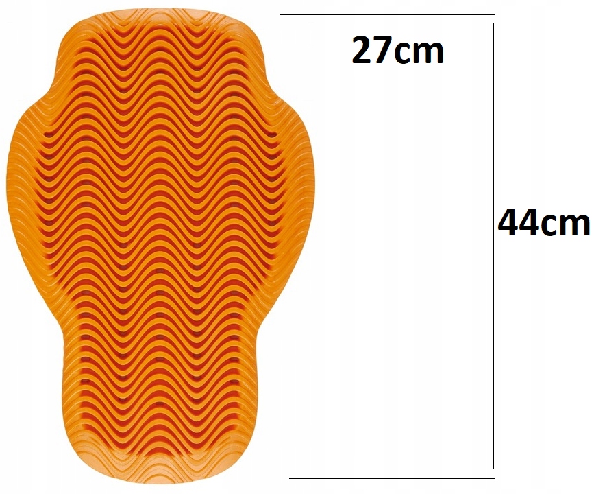 Ochraniacz protektor pleców D3O ORANGE LVL 2 rozm. L Model Jet D30