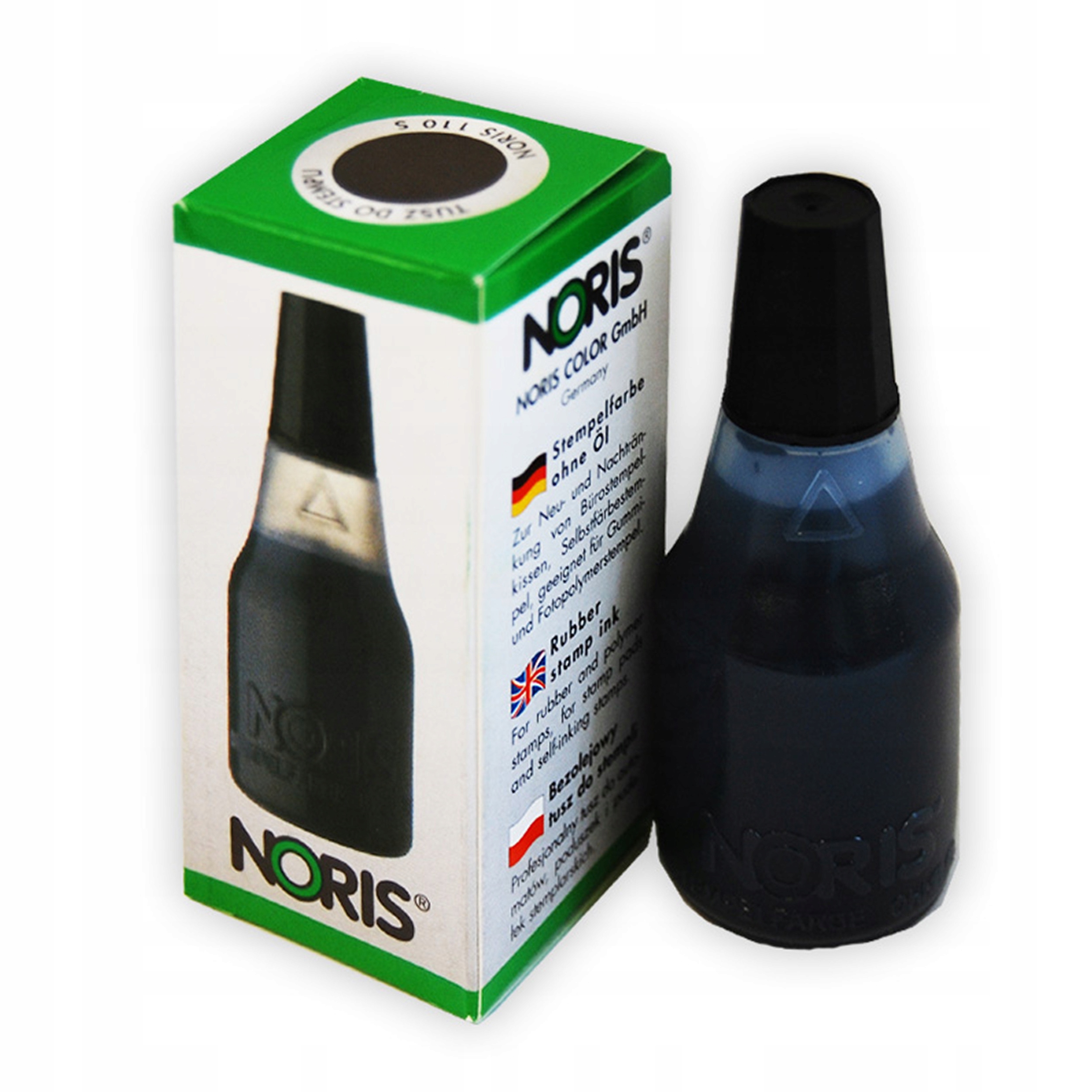 TUSZ DO STEMPLI 110S CZARNY 25ml NORIS