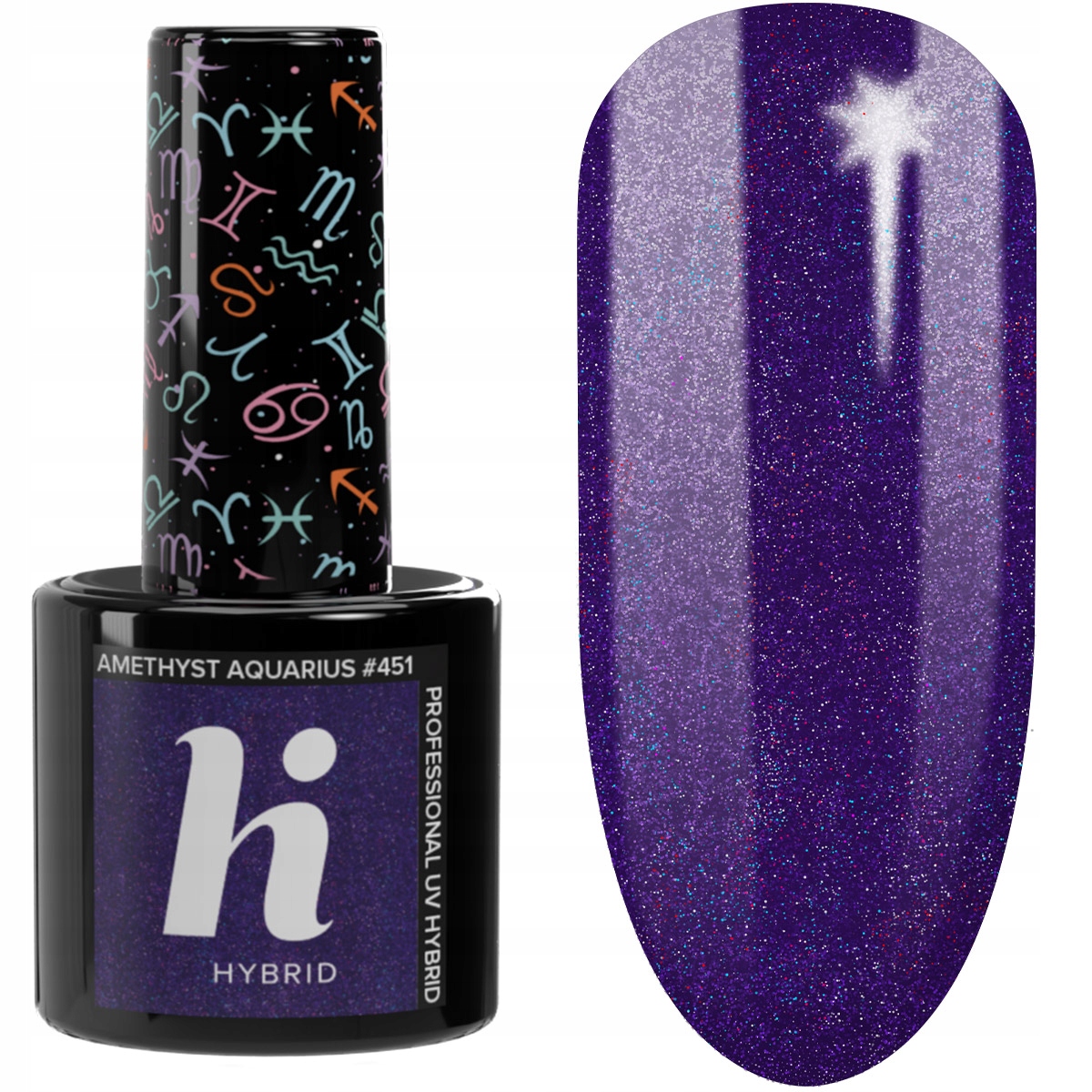 

451 Hi Hybrid Lakier Hybrydowy Amethyst Aquarius