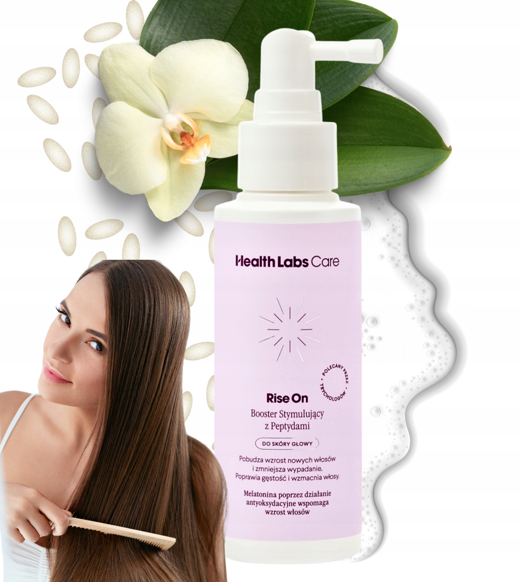 Health Labs Rise On Booster z peptydami do głowy Wcierka na porost włosów