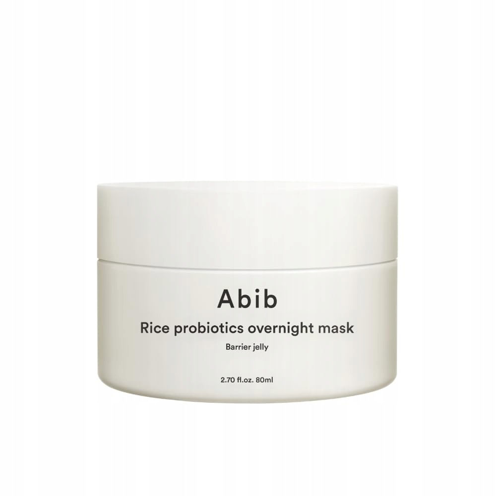 Abib Rice Probiotics Overnight Mask Barrier Jelly, 80 ml Noční maska