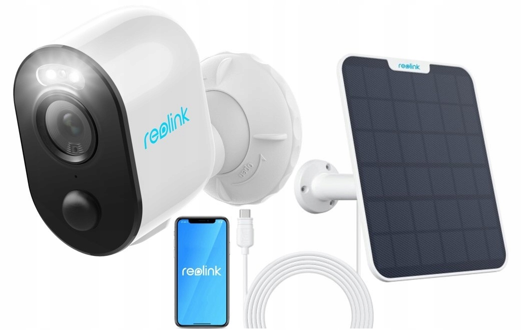 Kamera Reolink Argus B330 5MP akumulátor WiFi Solárny Panel