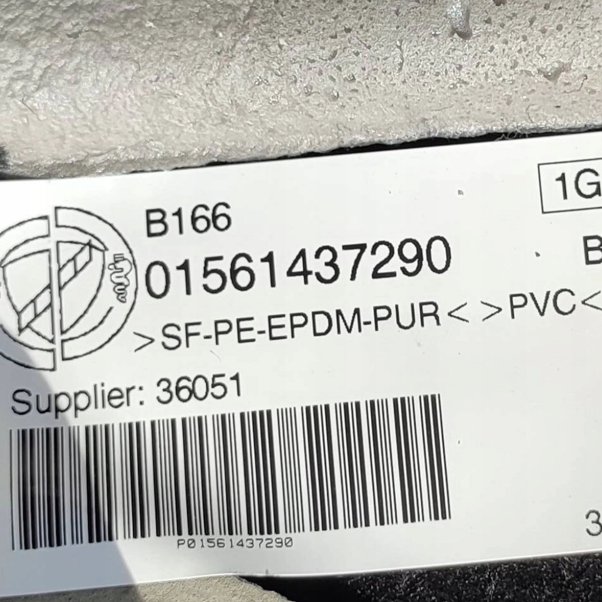 mats floor front front right Alfa Romeo Stelvio 01561437290