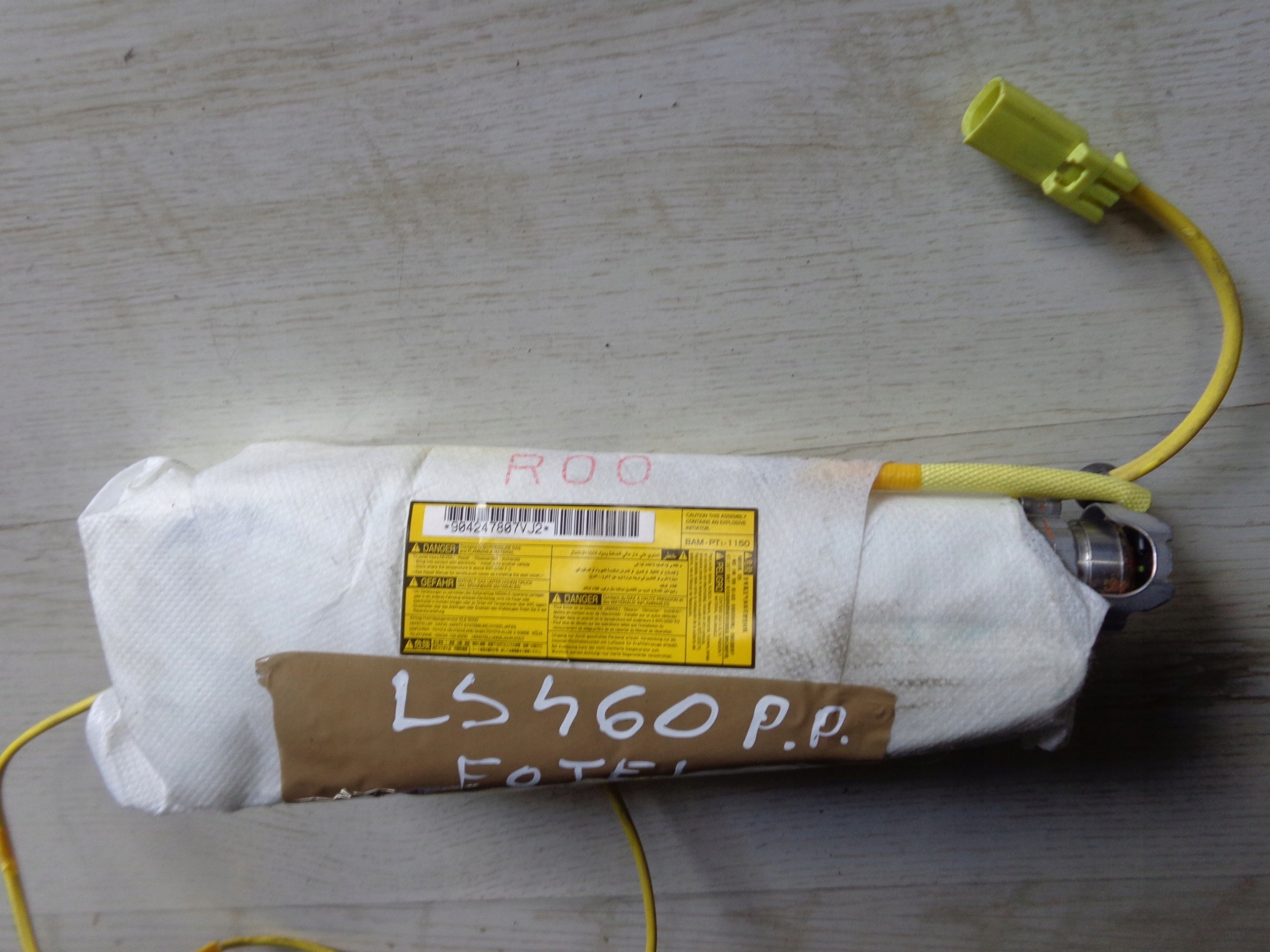 airbag airbag seat front right LEXUS LS 460 07