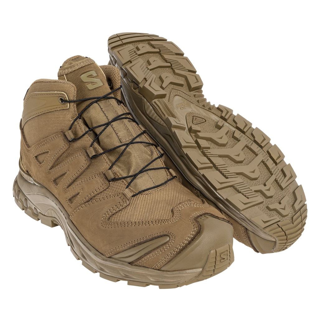 Salomon Xa Forces MID Gtx taktická obuv, barva Coyote/Brown, velikost 43 1/3