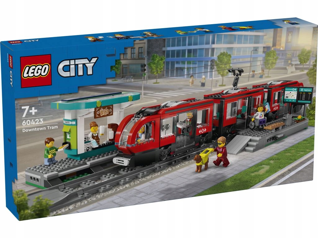 Lego 60423 City Městská tramvaj se stanicí