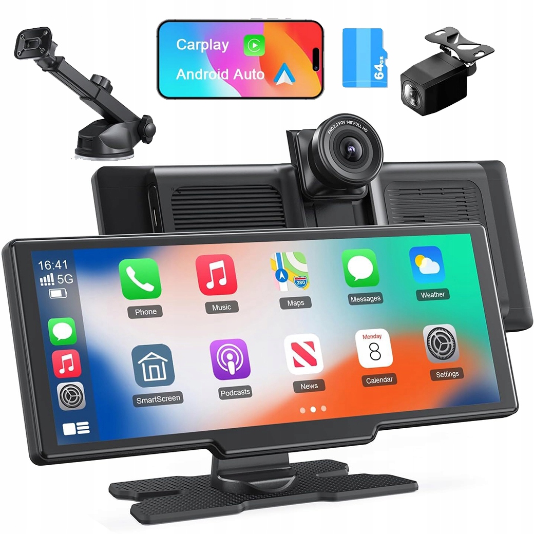 Automobilová Multimediální Stanice 9.26" Carplay Android Auto Kamera 4K