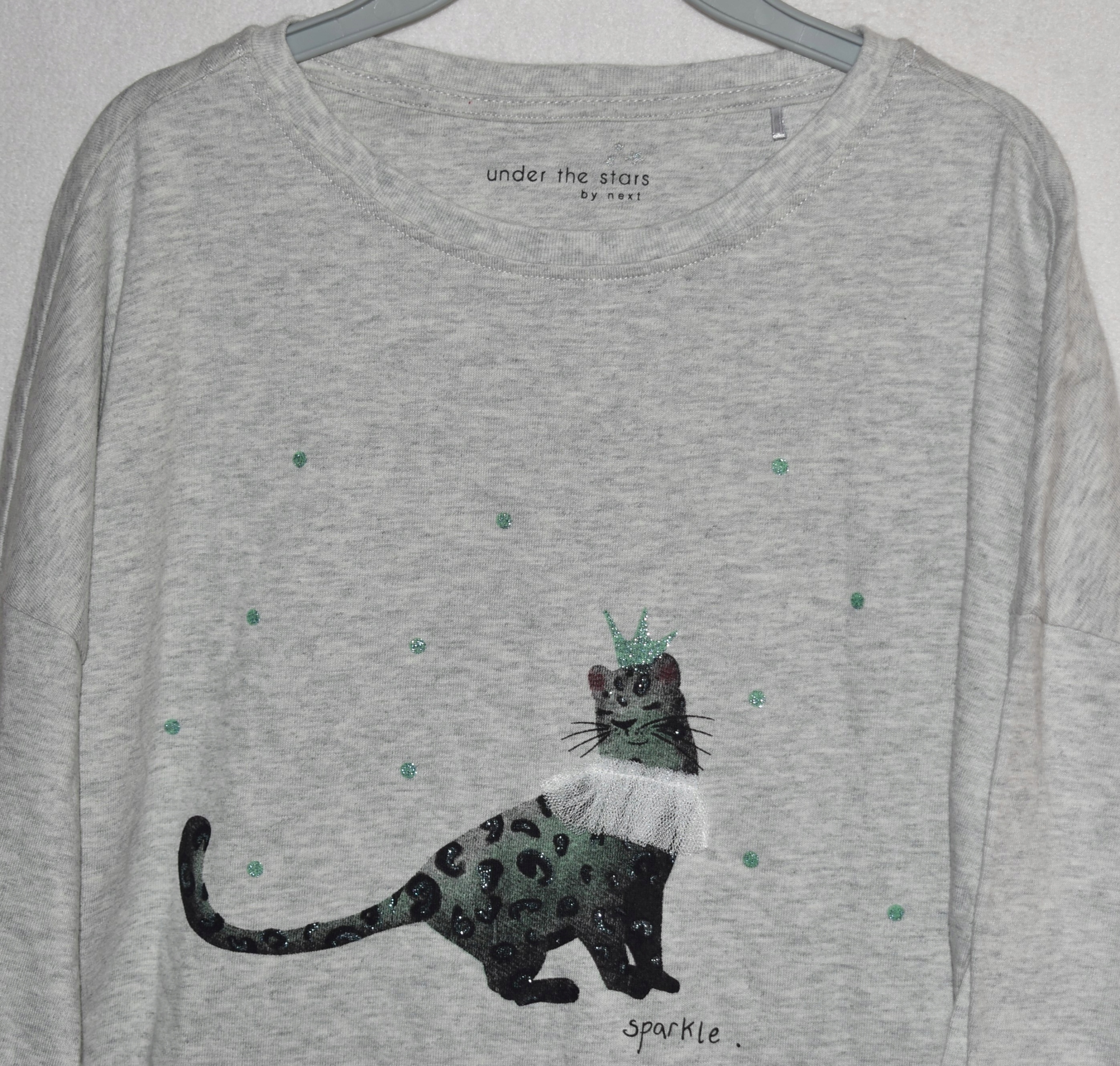 NEXT* ŚLICZNA MIĘKKA BLUZKA PIŻAMOWA R 134 JAKOŚĆ