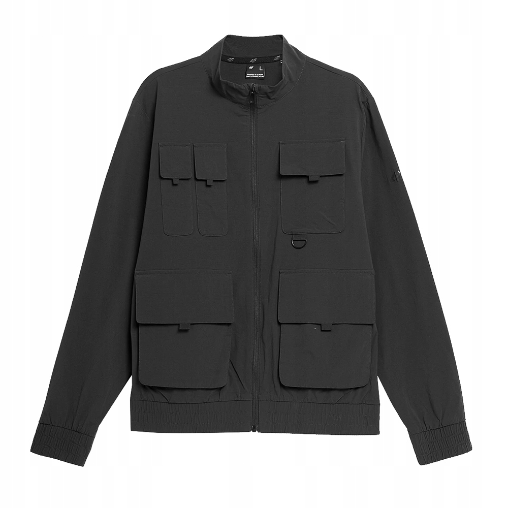 4F Pánská bunda s kapsami KUMC002 Antracit M